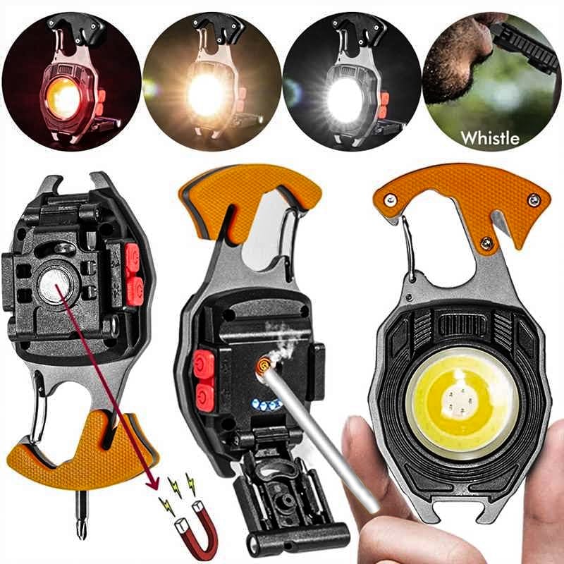 -🔥2024 HOT SALE - Multifunction Keychain Flashlight