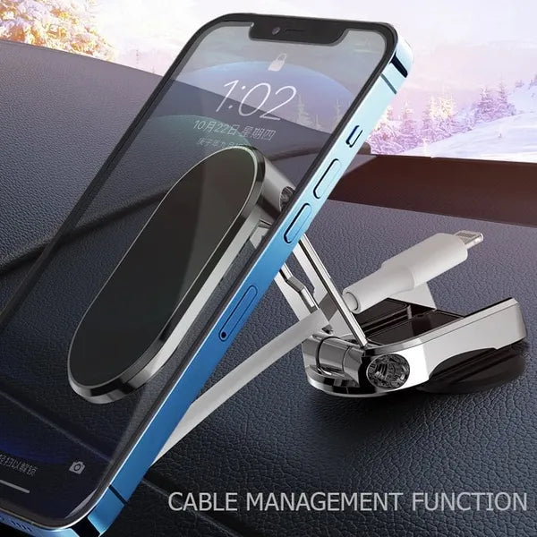 🔥 LAST DAY SALE 50% OFF 🔥 Alloy Folding Magnetic Car Phone Holder