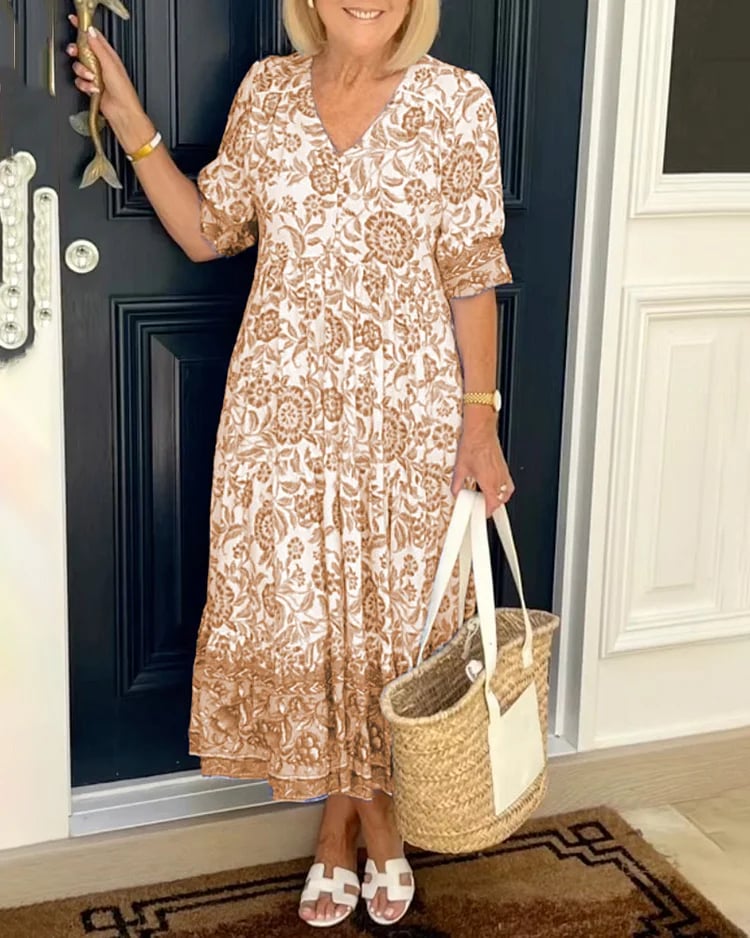 🏆New Style-49%OFF🔥V-neck Bohemian Dress