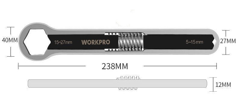 GEARDRIVE Universal Wrench Set Drop Forged