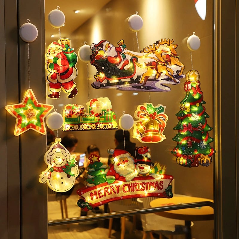 🎄CHRISTMAS PRE- SALE 49%OFF NOW🎁Christmas Window Hanging Lights