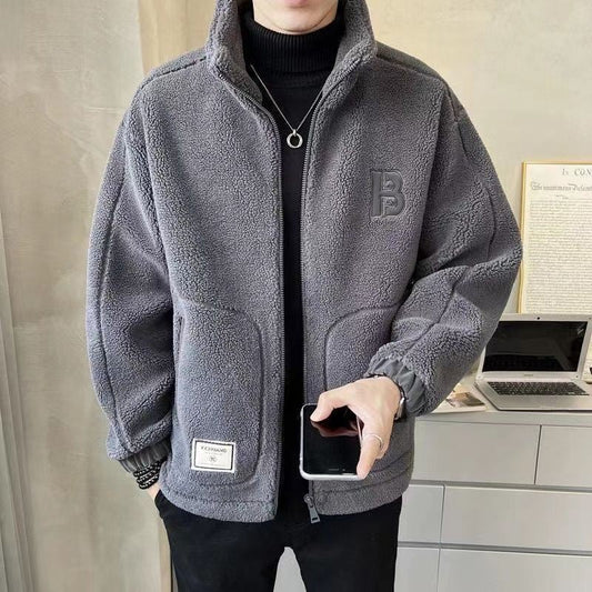 🎁[Best Gift] Big synthetic fur jacket for men