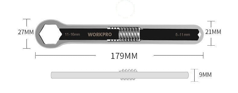 GEARDRIVE Universal Wrench Set Drop Forged