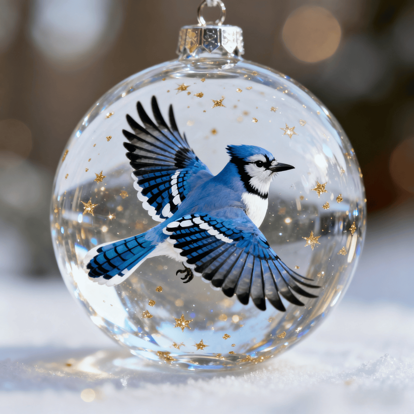 🔥LAST DAY 49 % OFF-🐦Nature’s Birds Crystal Glass Ornament Set(The 3D bird is inside the ball, in three dimensions.)