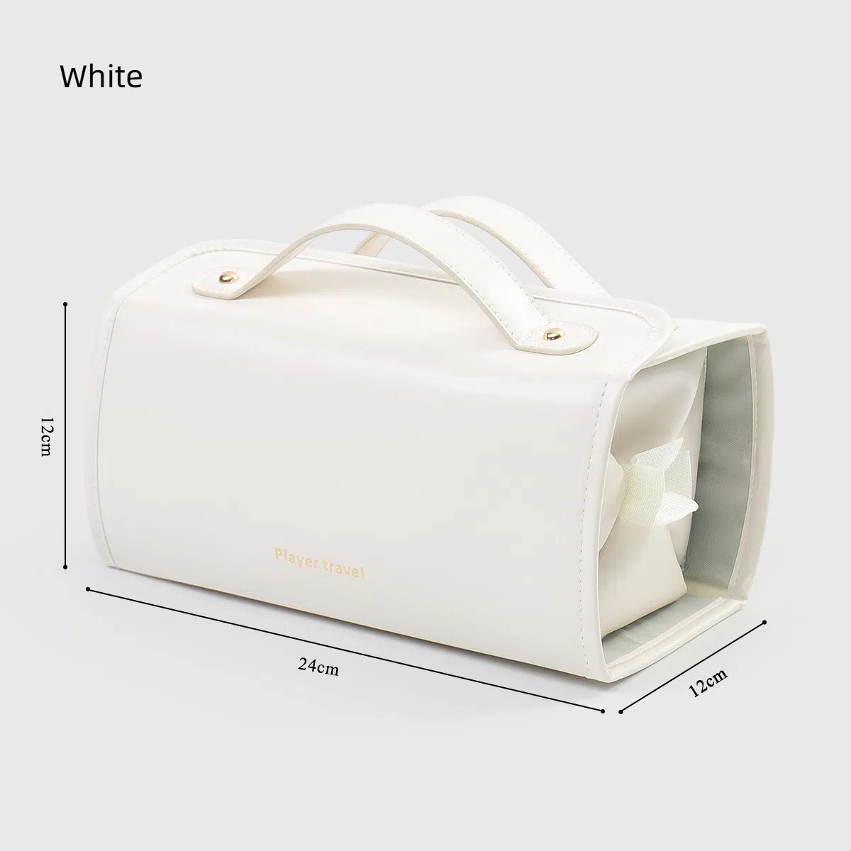 TO DAY 49% OFF Leather Waterproof Cosmetic Bag