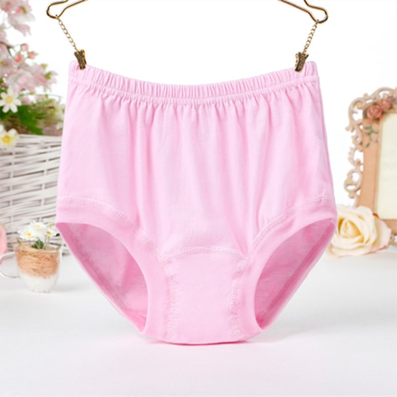 High-Waist Ladies Cotton Panties Plus Sizes💥5pcs Only $24.98 Today🔥