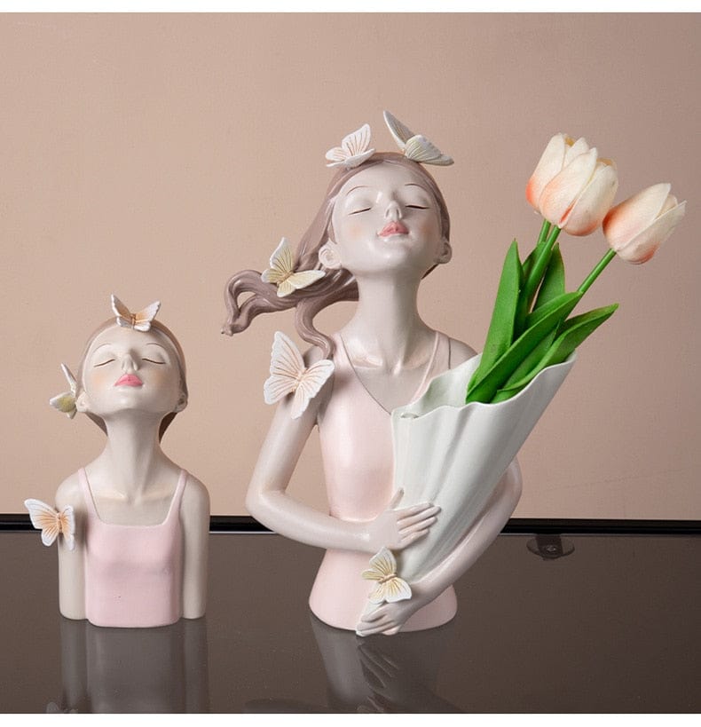 Ceramic Vase "Butterfly Girl"