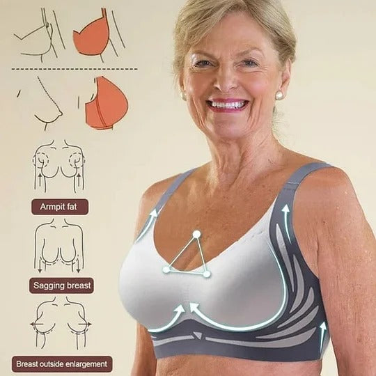 - Buy 1 Get 3 Packs🎁Super gather bra | Wireless Push-up Bra👍No more sagging breasts