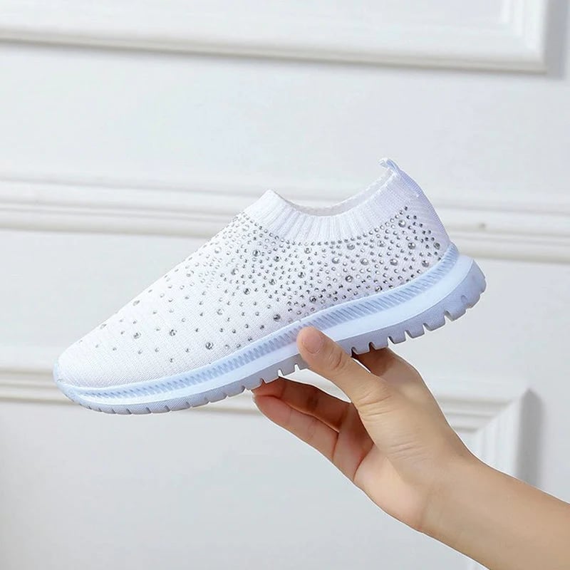 Diamond-studded Sneakers