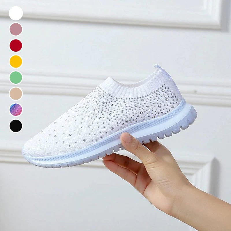 Diamond-studded Sneakers