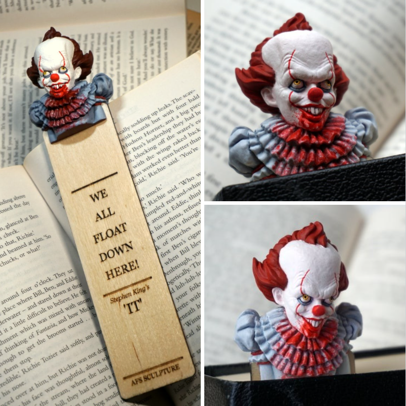 -Horror bookmarks - the best gift for fans of horror novels