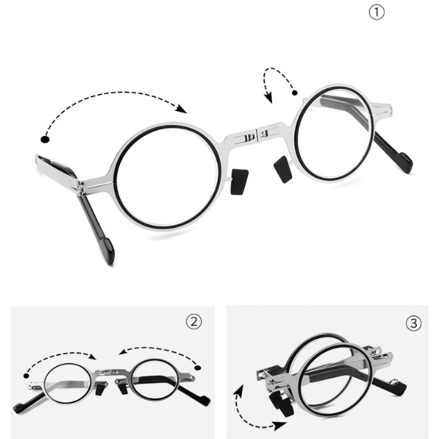 🔥2023 Hot Sell 🔥Ultra Light Titanium Material Screwless Foldable Reading Glasses