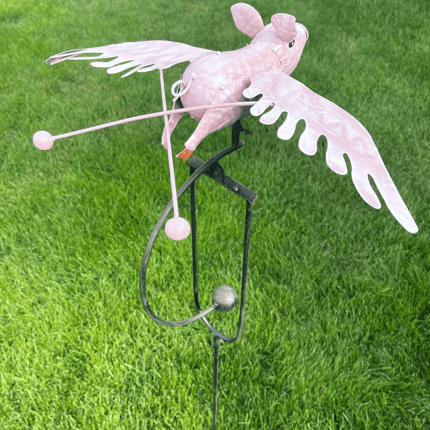 🔥49% OFF —🐷Flying Pig Kinetic Balancing Garden Art Stake