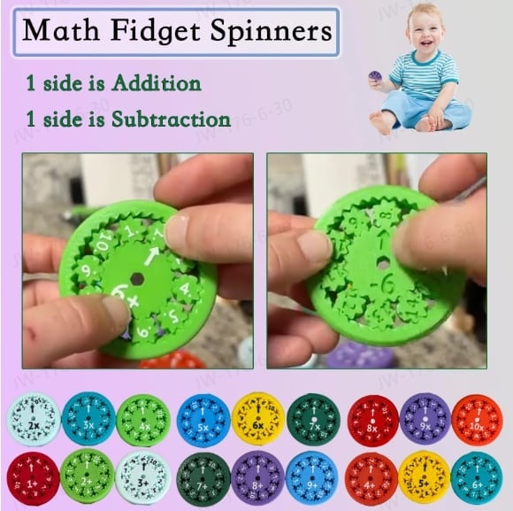 💥Last Day 49% OFF 💕2024 New Math Fidget Spinners