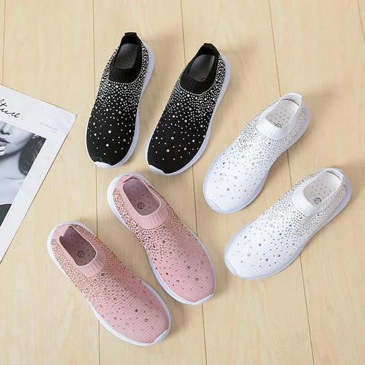 Diamond-studded Sneakers