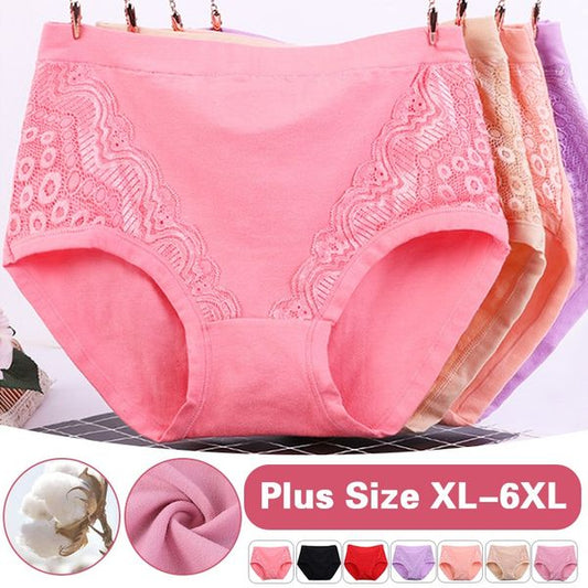 💕Confidence🔥7 pieces-large size high waist leak-proof cotton underwear