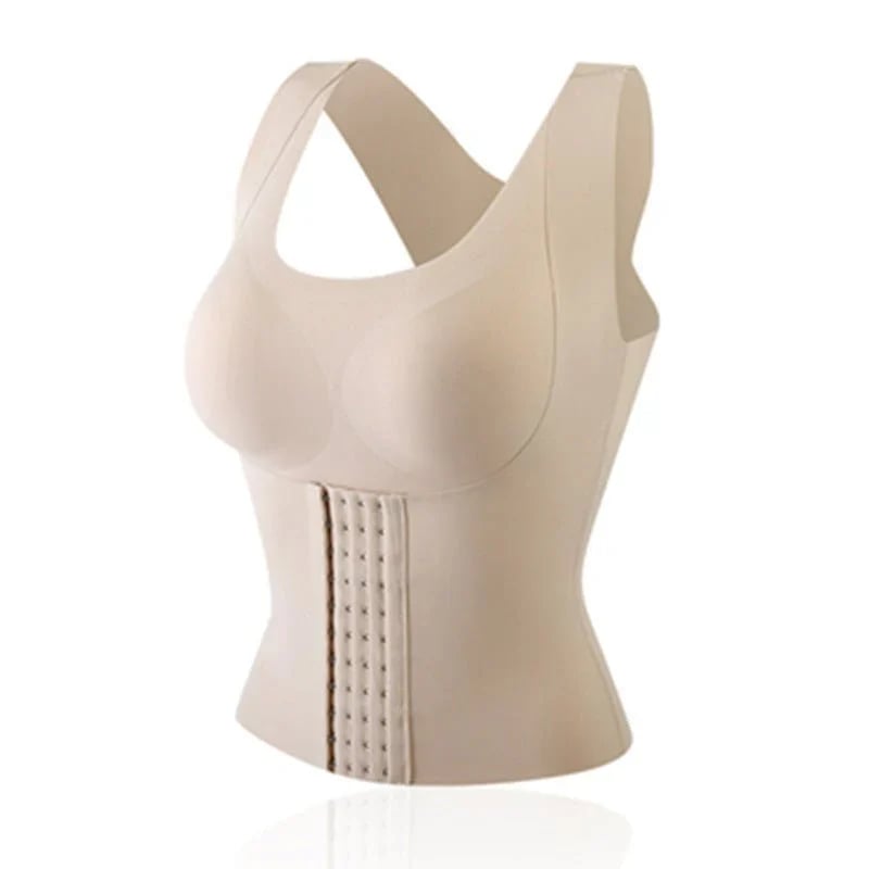 3-in-1 Waist Buttoned Bra Shapewear - Buy 2  Free Shipping