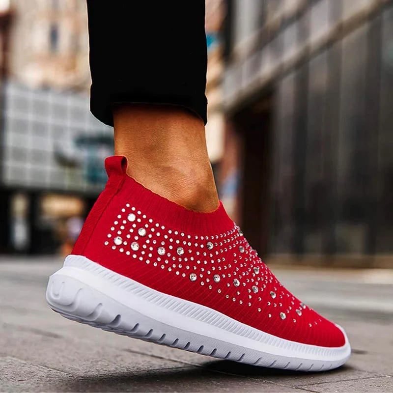 Diamond-studded Sneakers